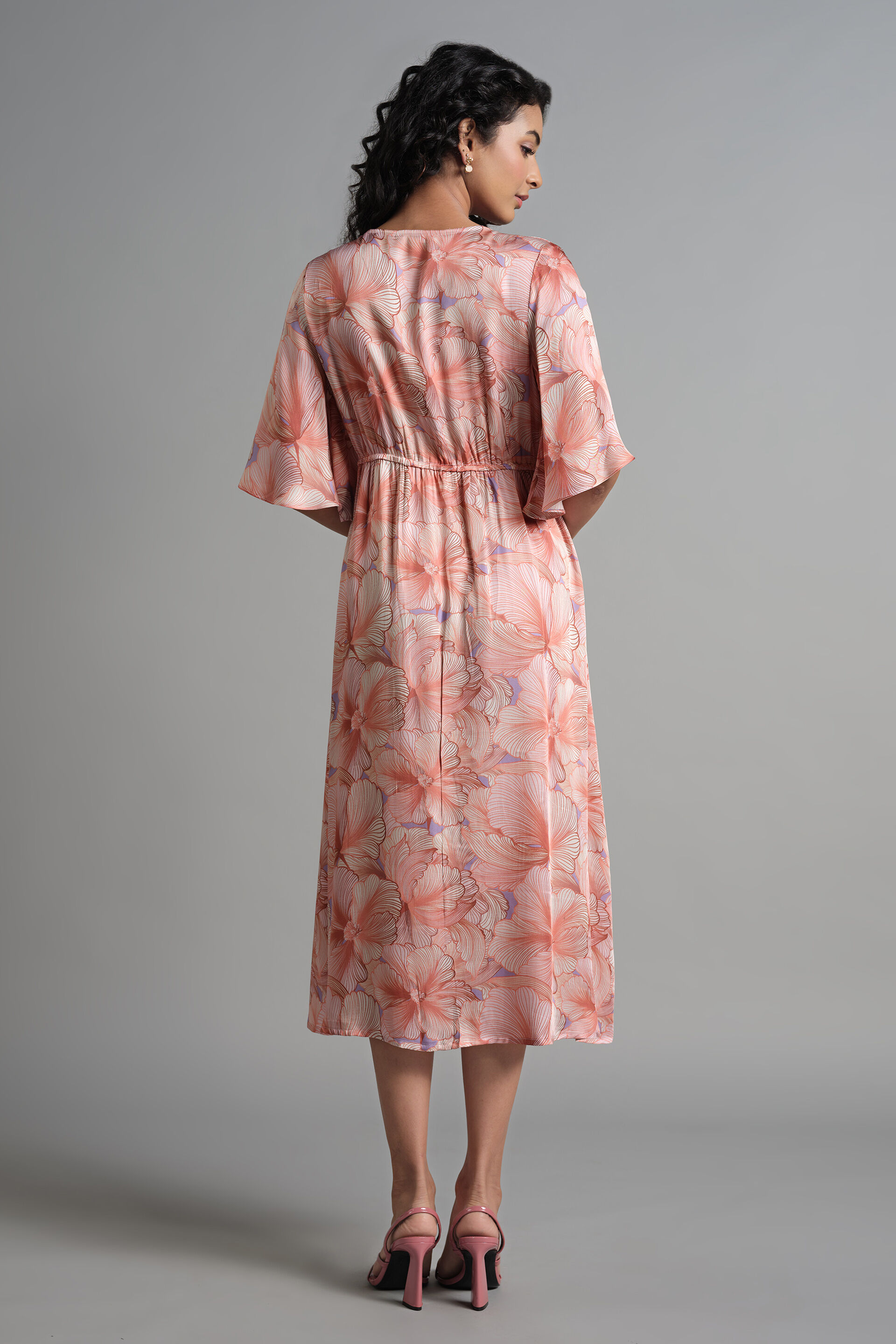 Flower Spritz Dress, Pink, image 5